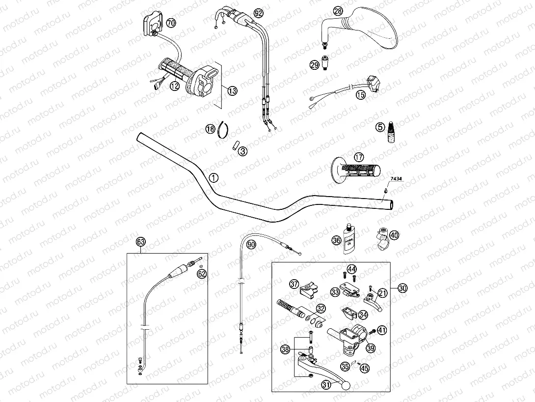HANDLEBAR, CONTROLS