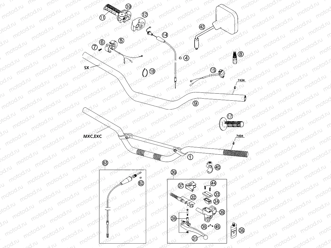 HANDLEBAR, CONTROLS