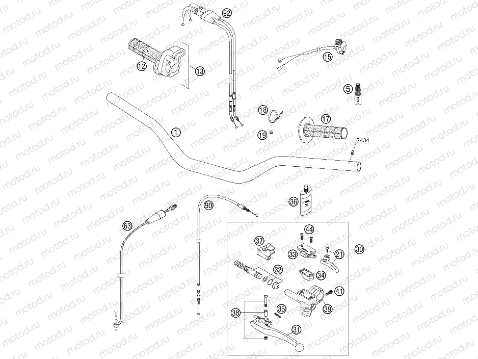 HANDLEBAR, CONTROLS