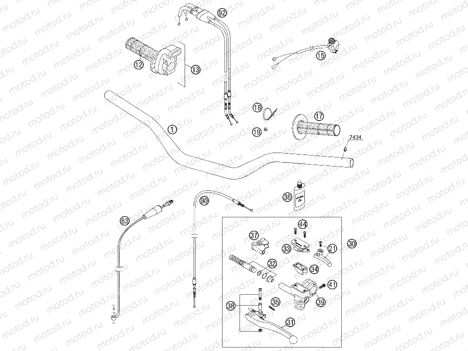 HANDLEBAR, CONTROLS