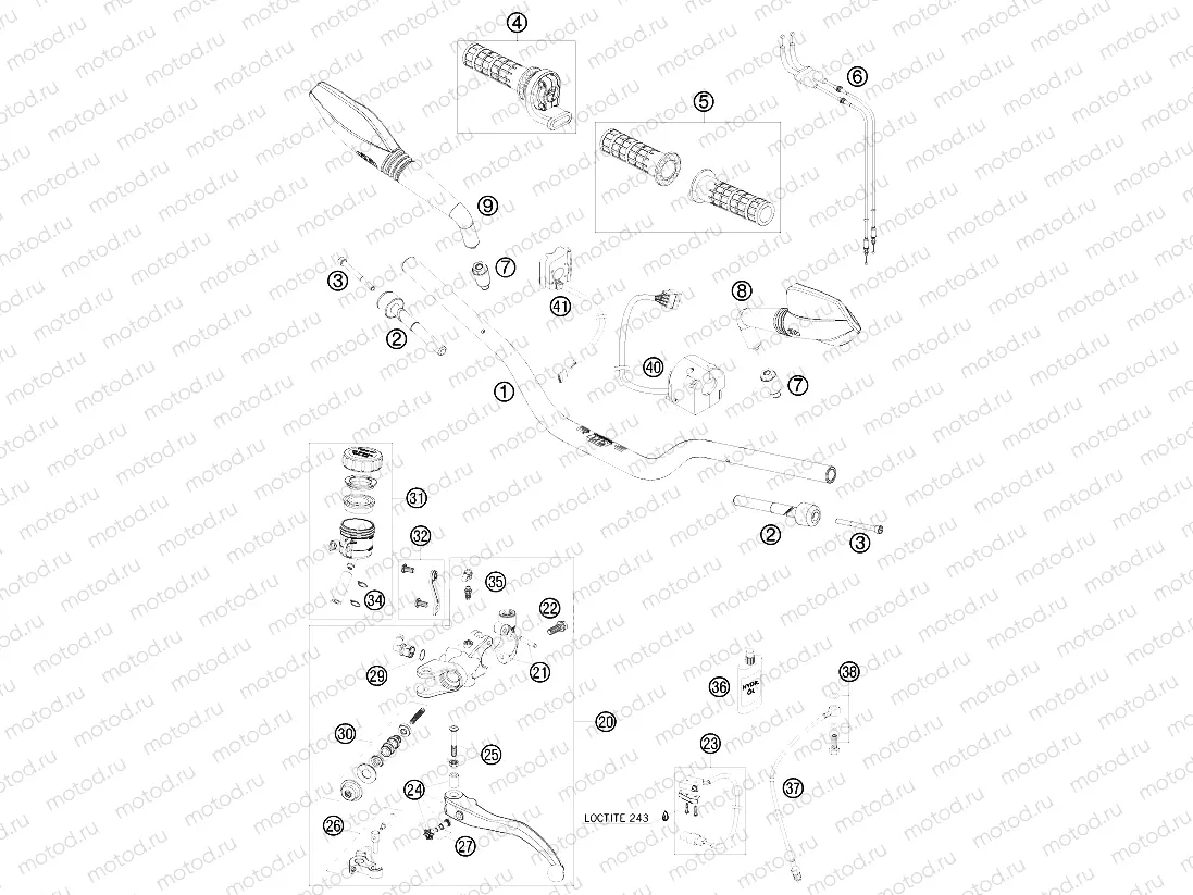 HANDLEBAR, CONTROLS