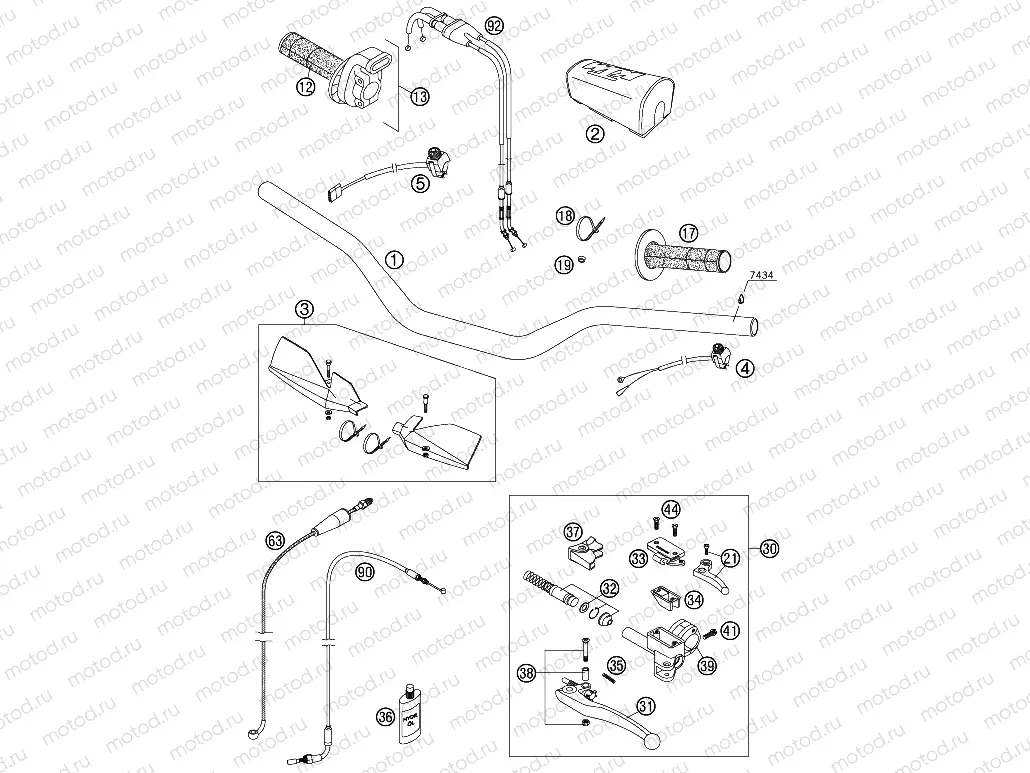 HANDLEBAR, CONTROLS
