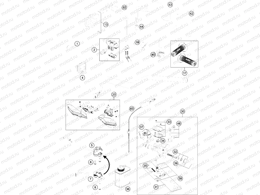 HANDLEBAR, CONTROLS
