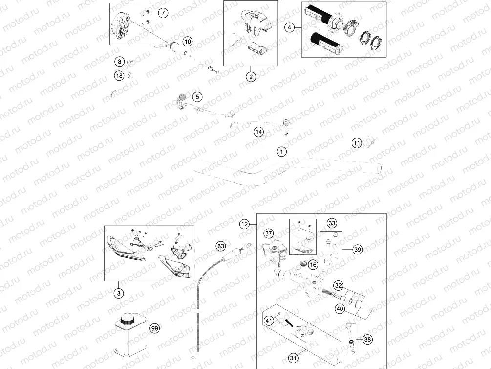 HANDLEBAR, CONTROLS
