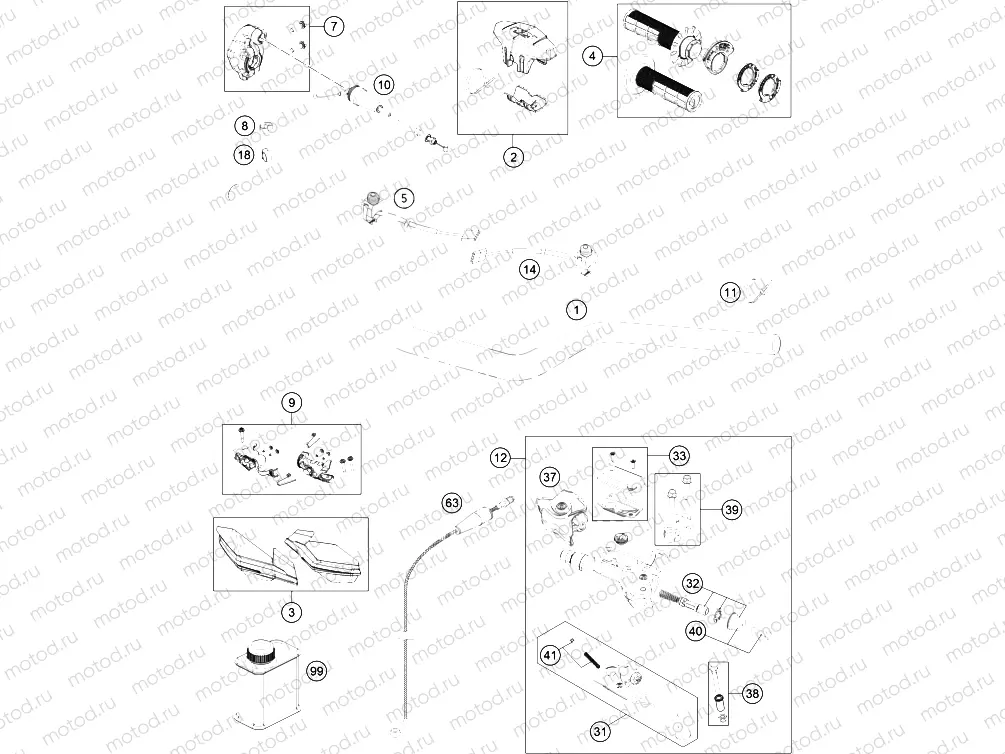 HANDLEBAR, CONTROLS