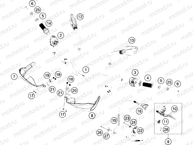 HANDLEBAR, CONTROLS