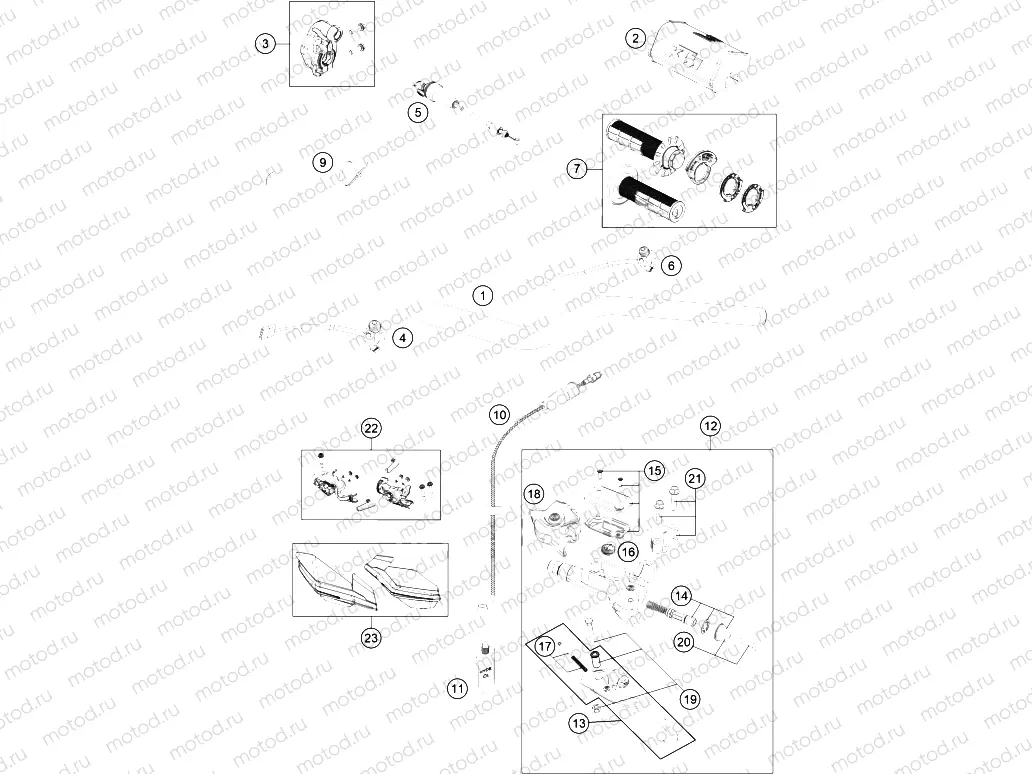 HANDLEBAR, CONTROLS