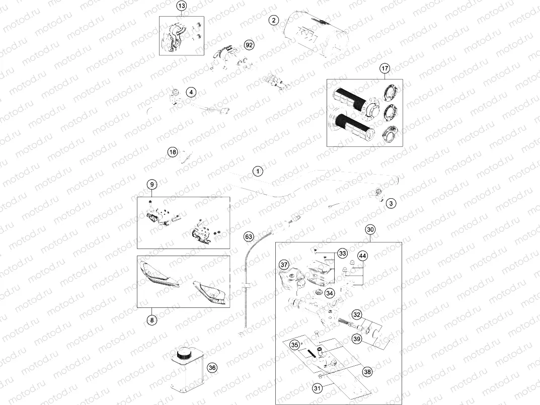 HANDLEBAR, CONTROLS