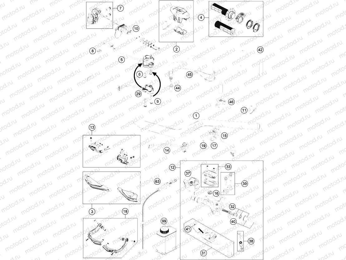 HANDLEBAR, CONTROLS