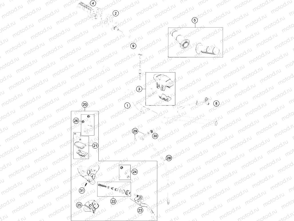 HANDLEBAR, CONTROLS|Frame|02