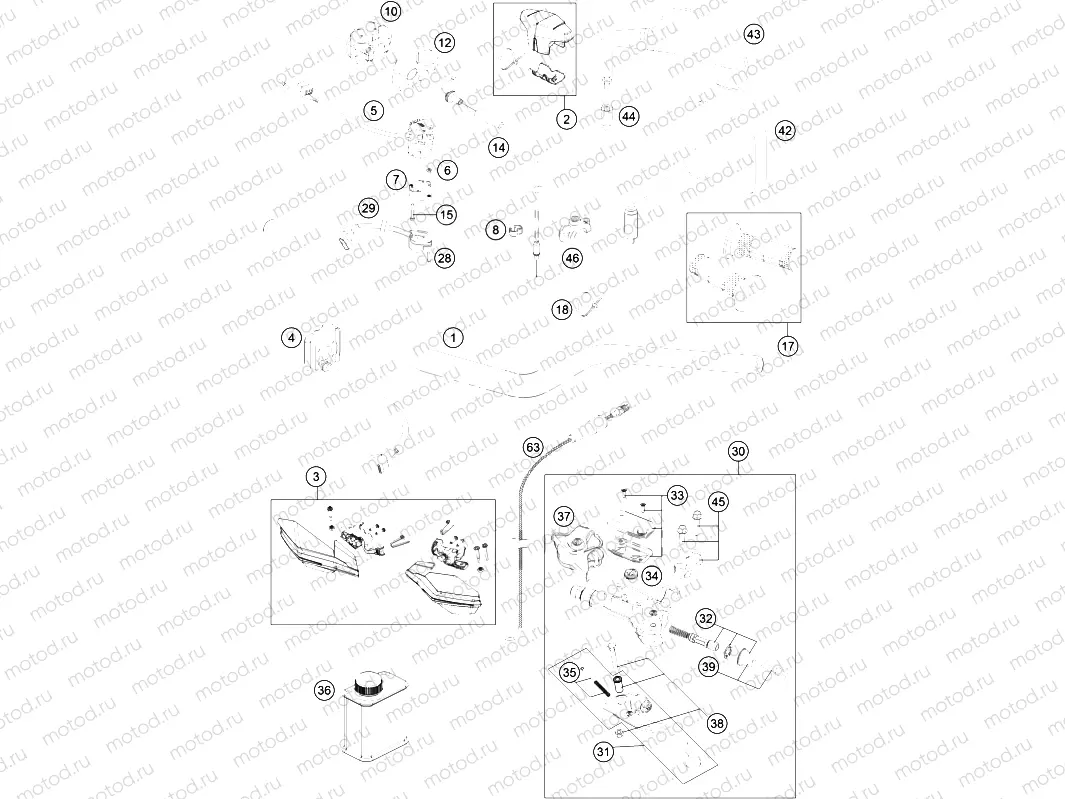 HANDLEBAR, CONTROLS|Frame|02