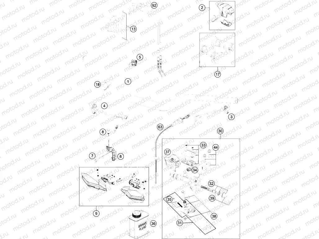 HANDLEBAR, CONTROLS|Frame|02