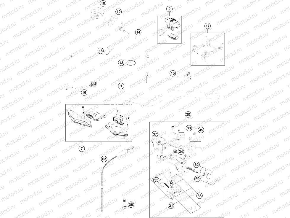 HANDLEBAR, CONTROLS|Frame|02