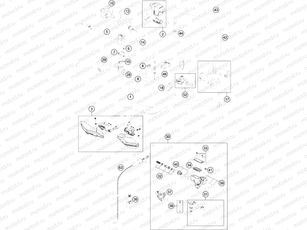 HANDLEBAR, CONTROLS|Frame|02