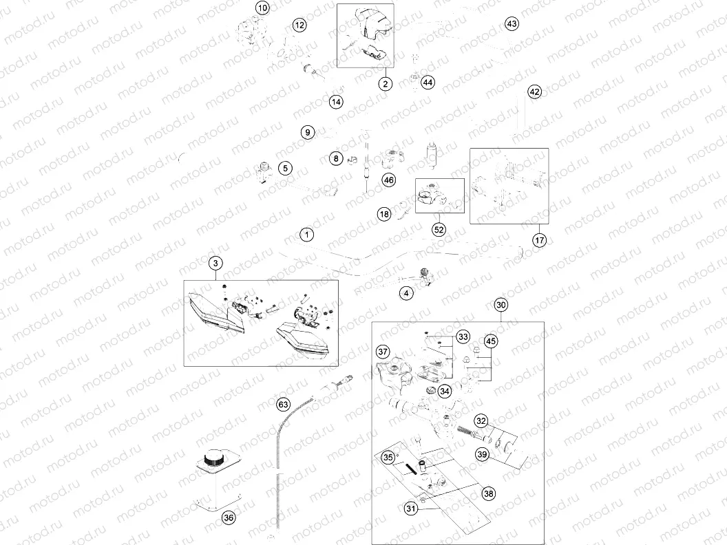 HANDLEBAR, CONTROLS|Frame|02