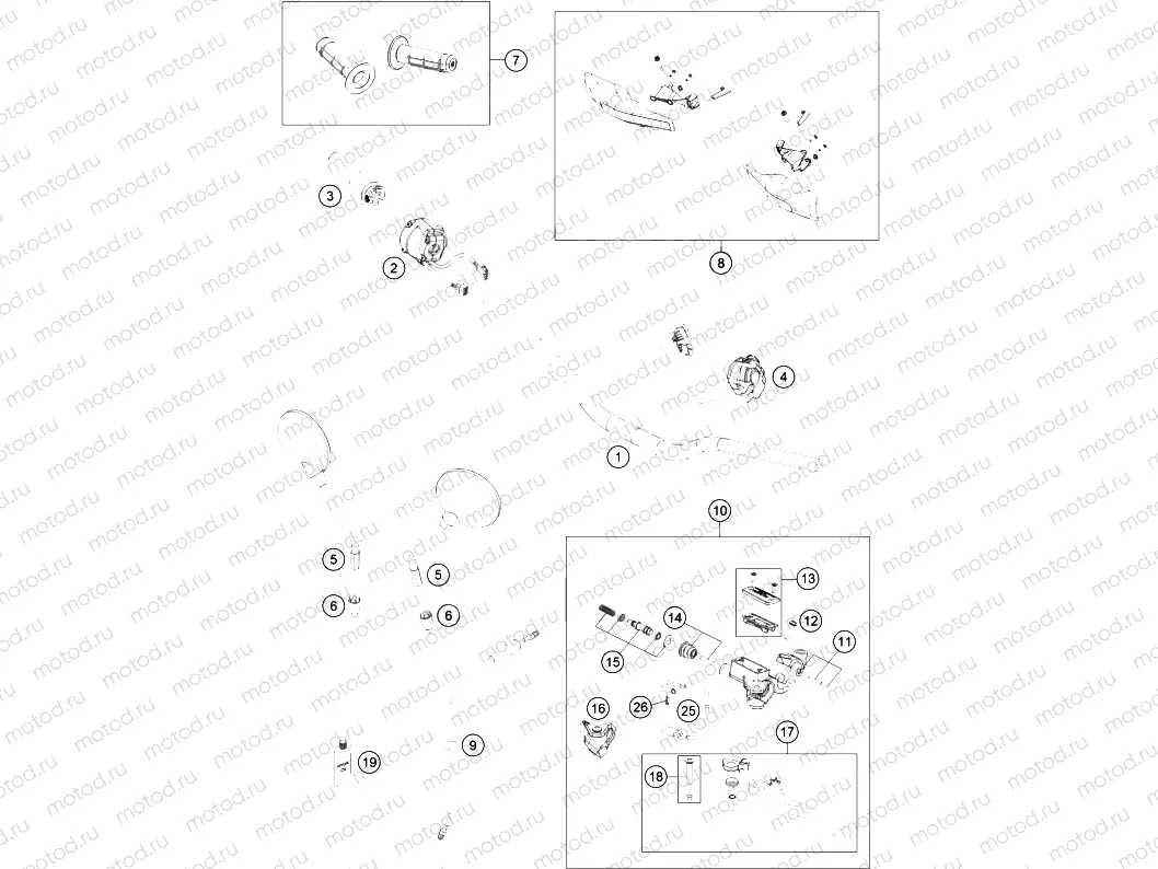 HANDLEBAR, CONTROLS|Frame|02