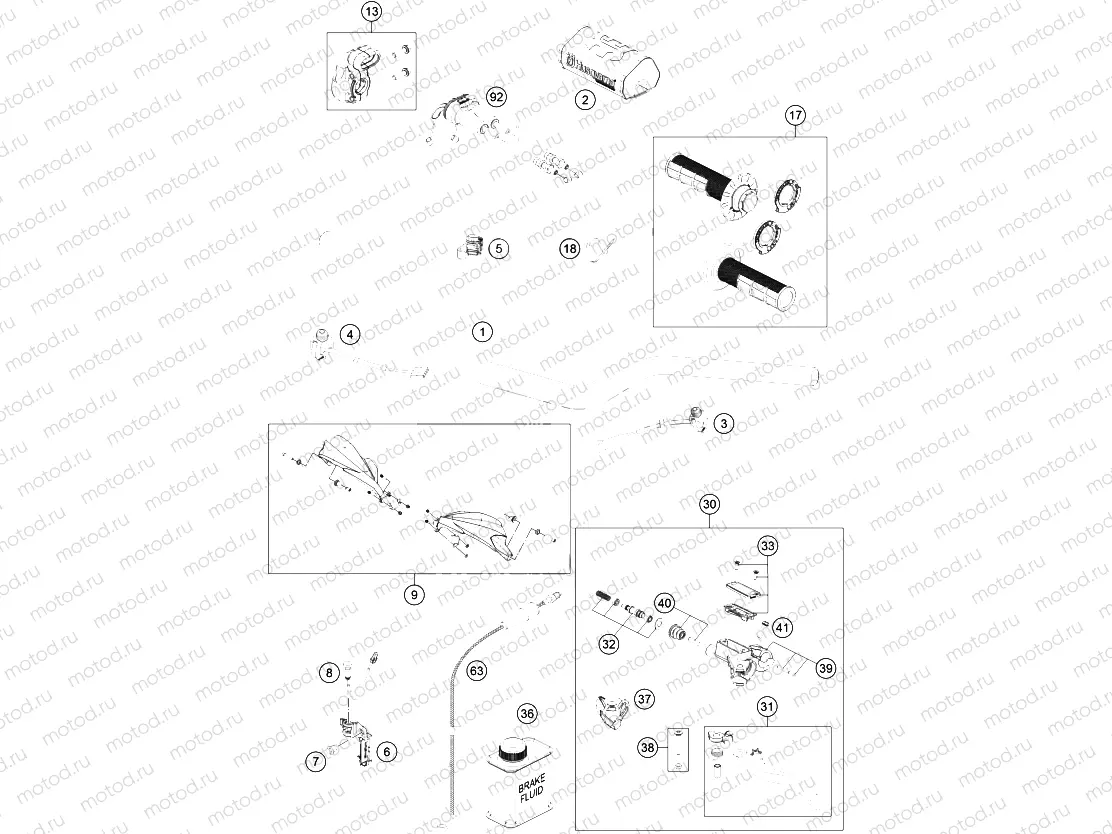 HANDLEBAR, CONTROLS|Frame|02