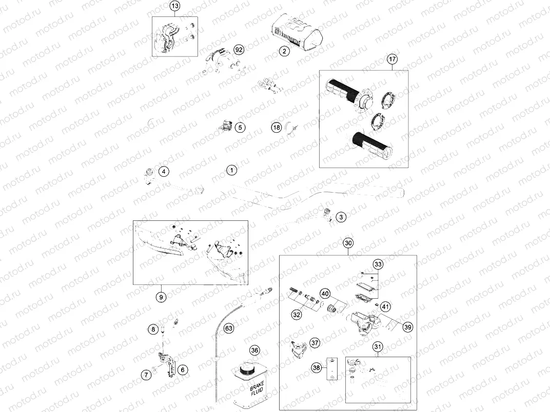 HANDLEBAR, CONTROLS|Frame|02