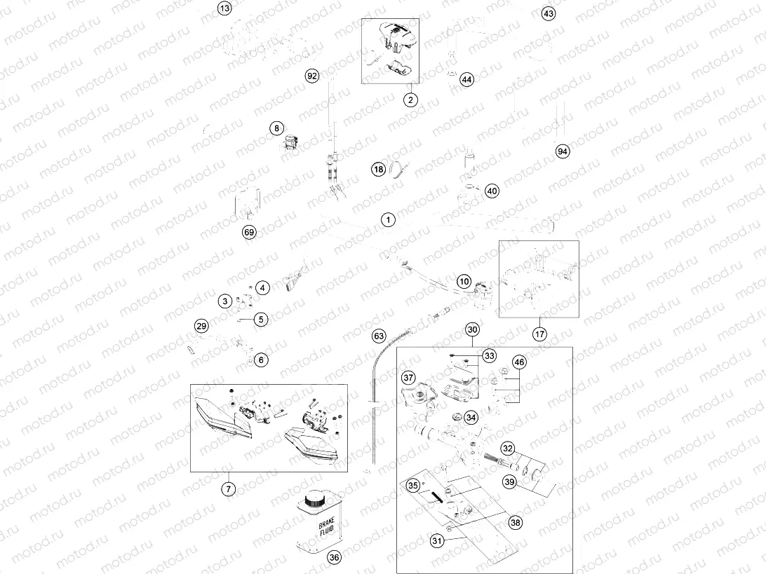 HANDLEBAR, CONTROLS|Frame|02