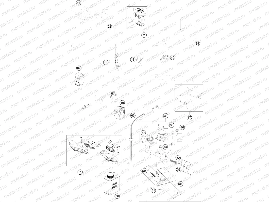 HANDLEBAR, CONTROLS|Frame|02