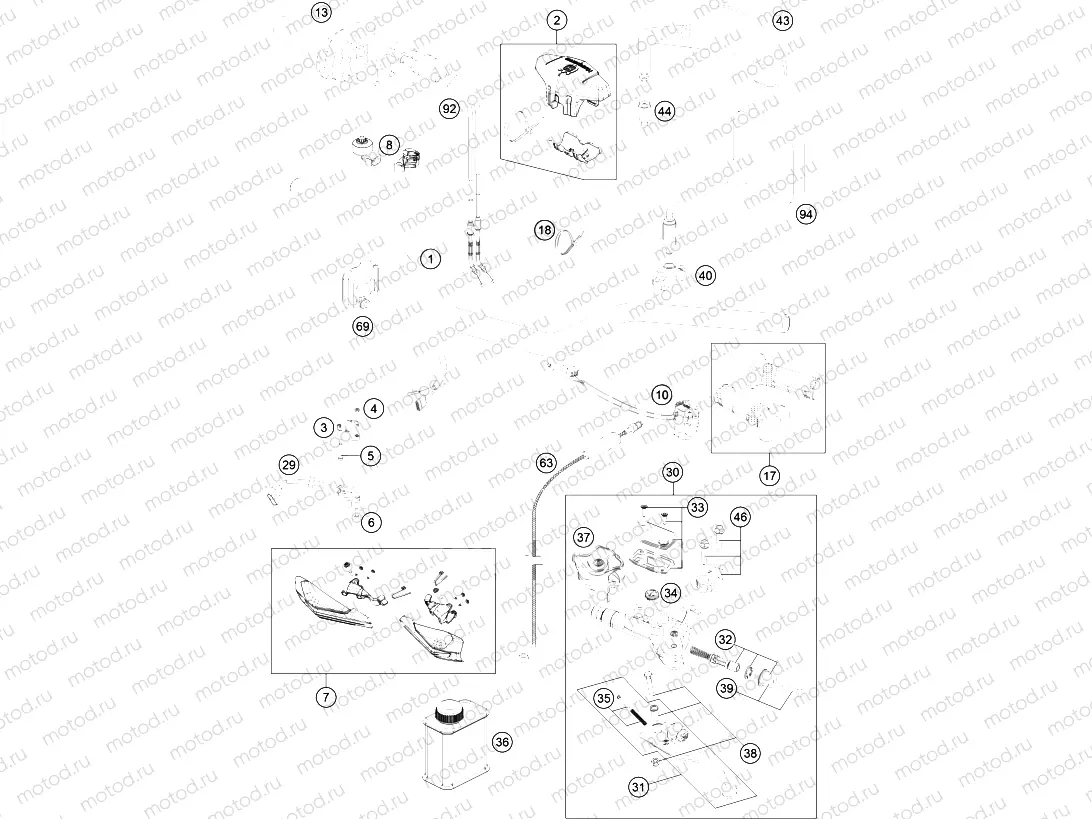 HANDLEBAR, CONTROLS|Frame|02