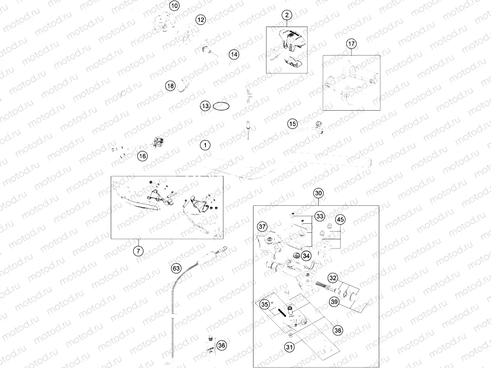 HANDLEBAR, CONTROLS|Frame|02