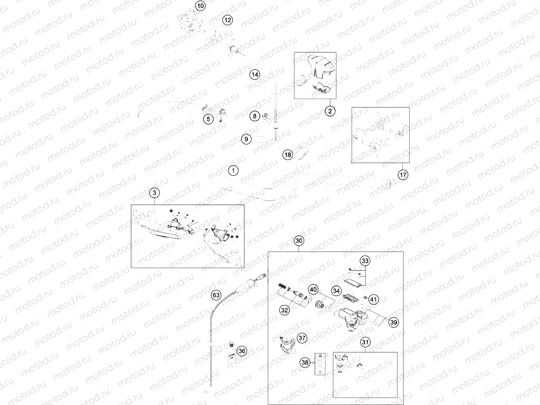 HANDLEBAR, CONTROLS|Frame|02