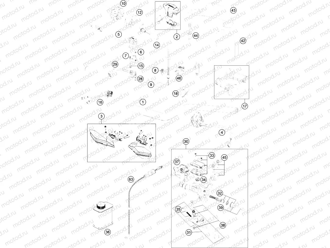 HANDLEBAR, CONTROLS|Frame|02