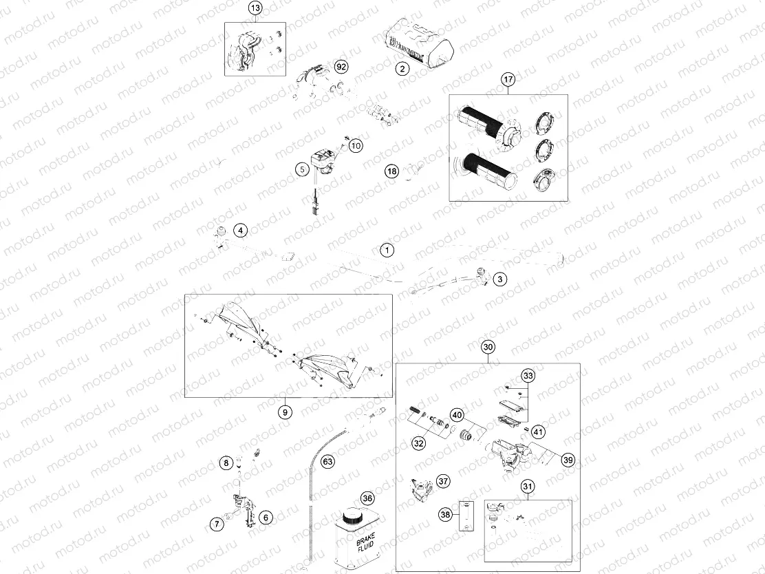 HANDLEBAR, CONTROLS|Frame|02