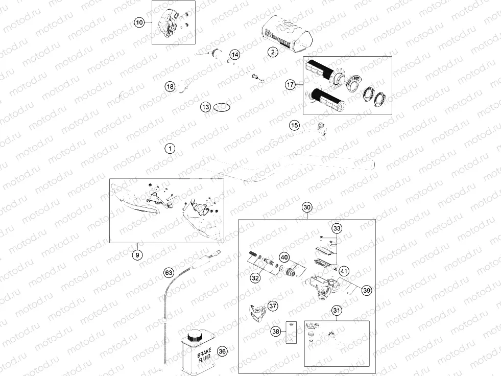 HANDLEBAR, CONTROLS|Frame|02