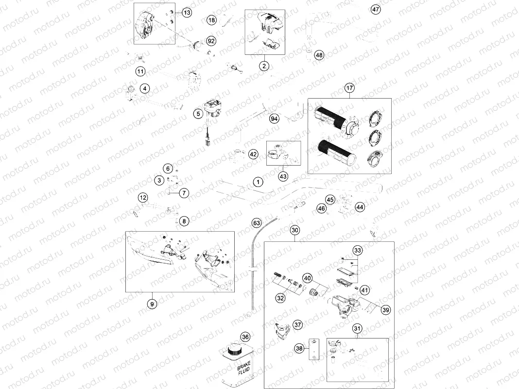 HANDLEBAR, CONTROLS|Frame|02