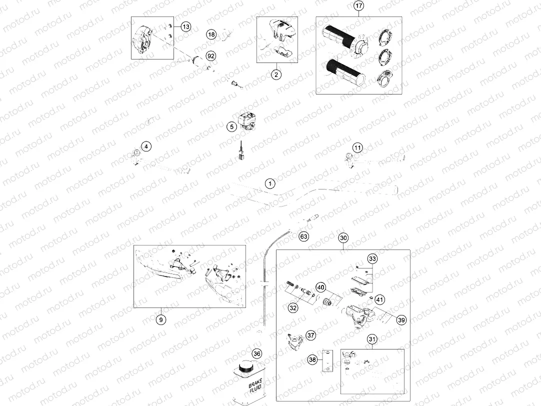 HANDLEBAR, CONTROLS|Frame|02