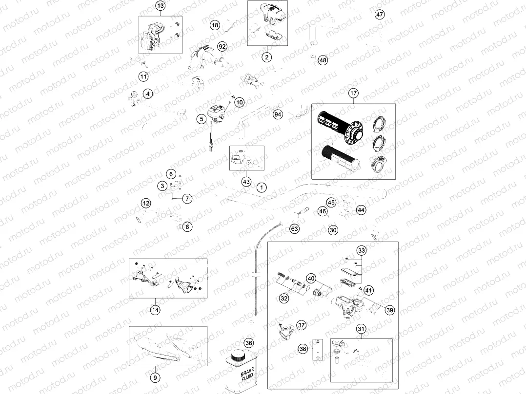 HANDLEBAR, CONTROLS|Frame|02