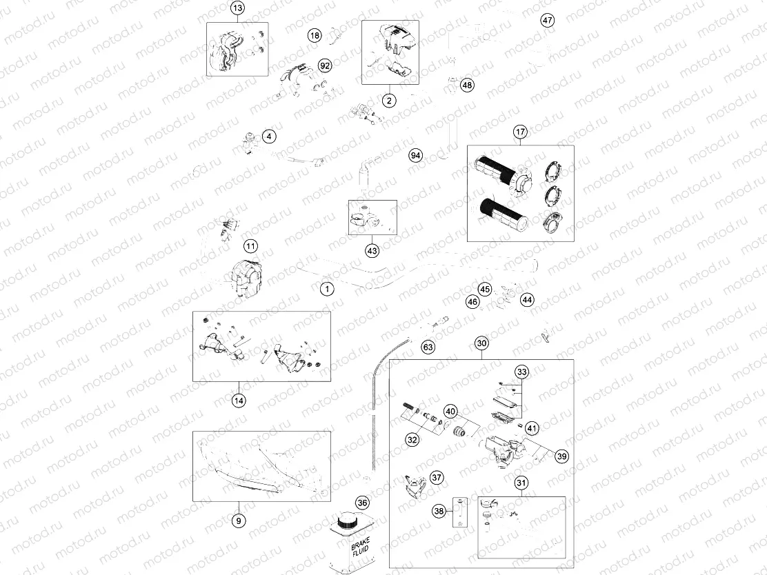 HANDLEBAR, CONTROLS|Frame|02