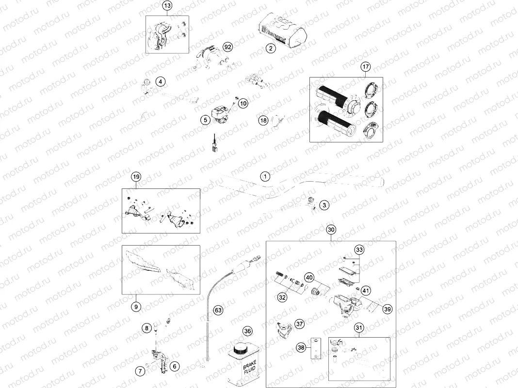 HANDLEBAR, CONTROLS|Frame|02