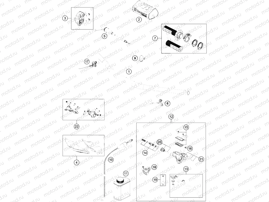 HANDLEBAR, CONTROLS|Frame|02