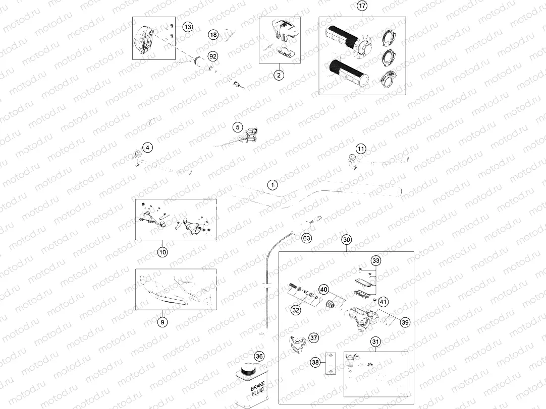 HANDLEBAR, CONTROLS|Frame|02