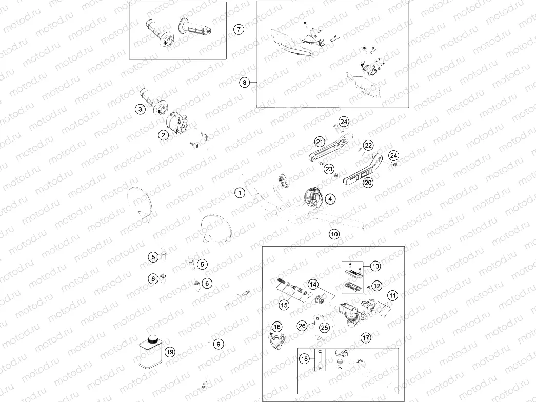 HANDLEBAR, CONTROLS|Frame|02