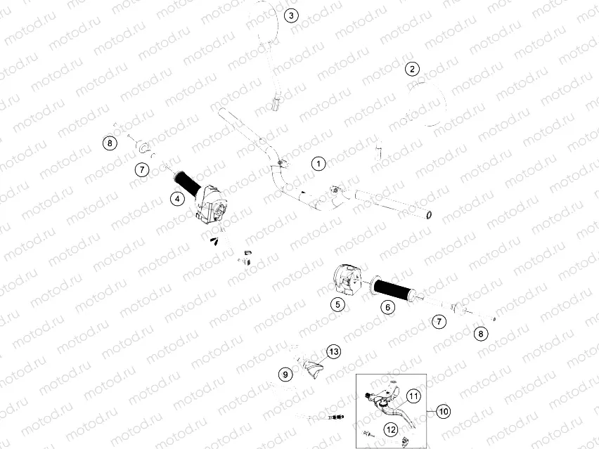 HANDLEBAR, CONTROLS|Frame|02