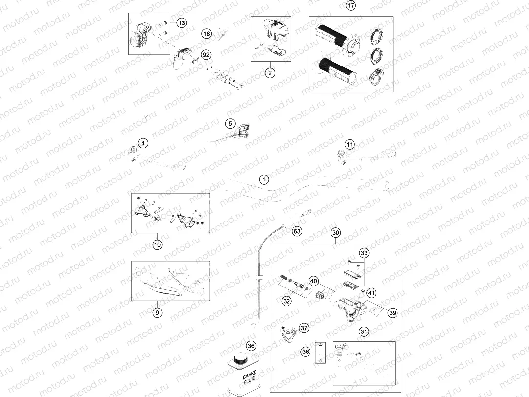 HANDLEBAR, CONTROLS|Frame|02