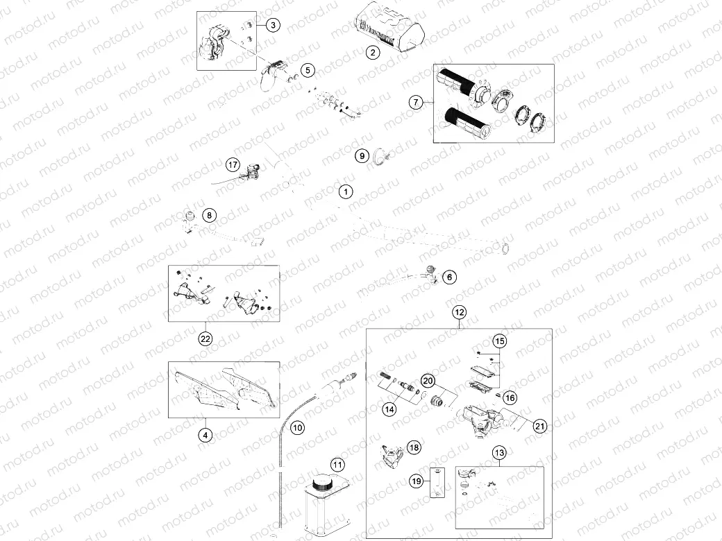 HANDLEBAR, CONTROLS|Frame|02