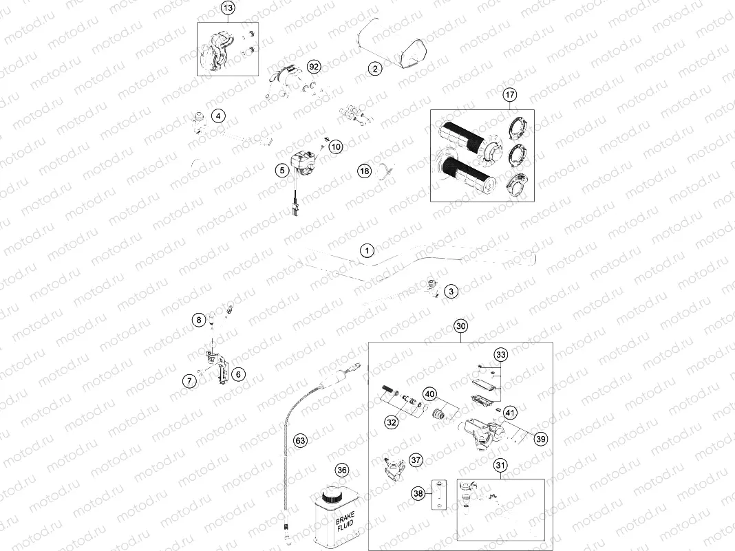 HANDLEBAR, CONTROLS|Frame|02