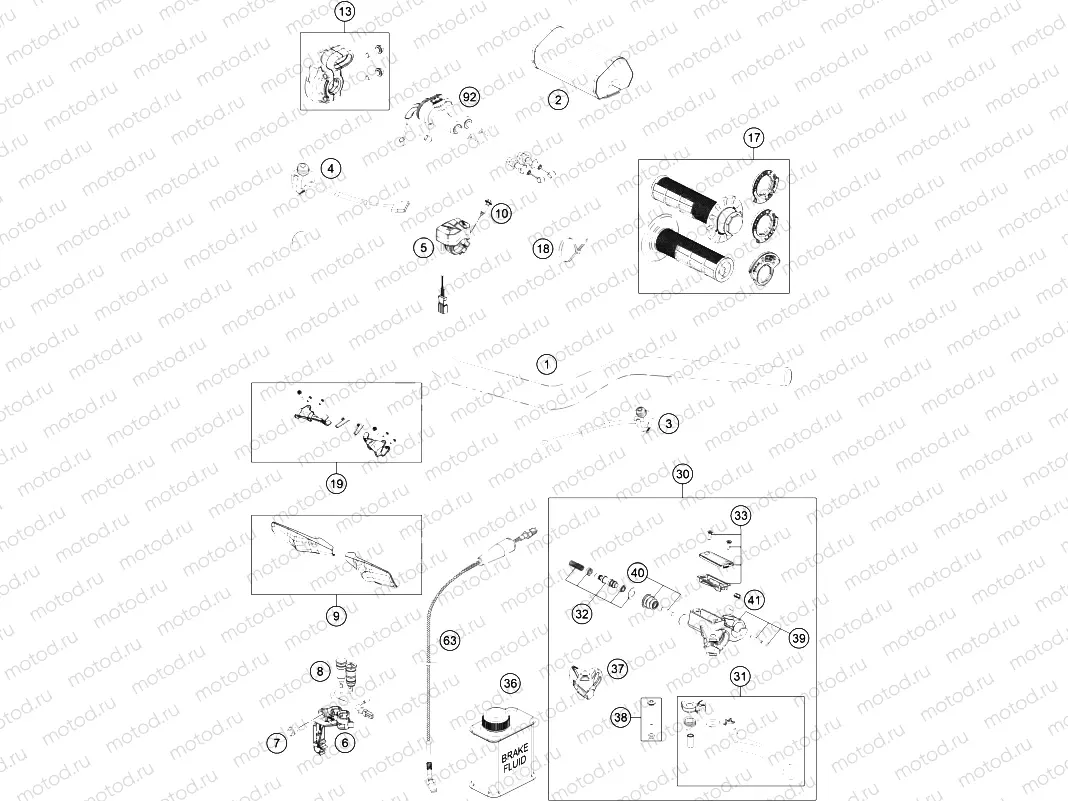 HANDLEBAR, CONTROLS|Frame|02