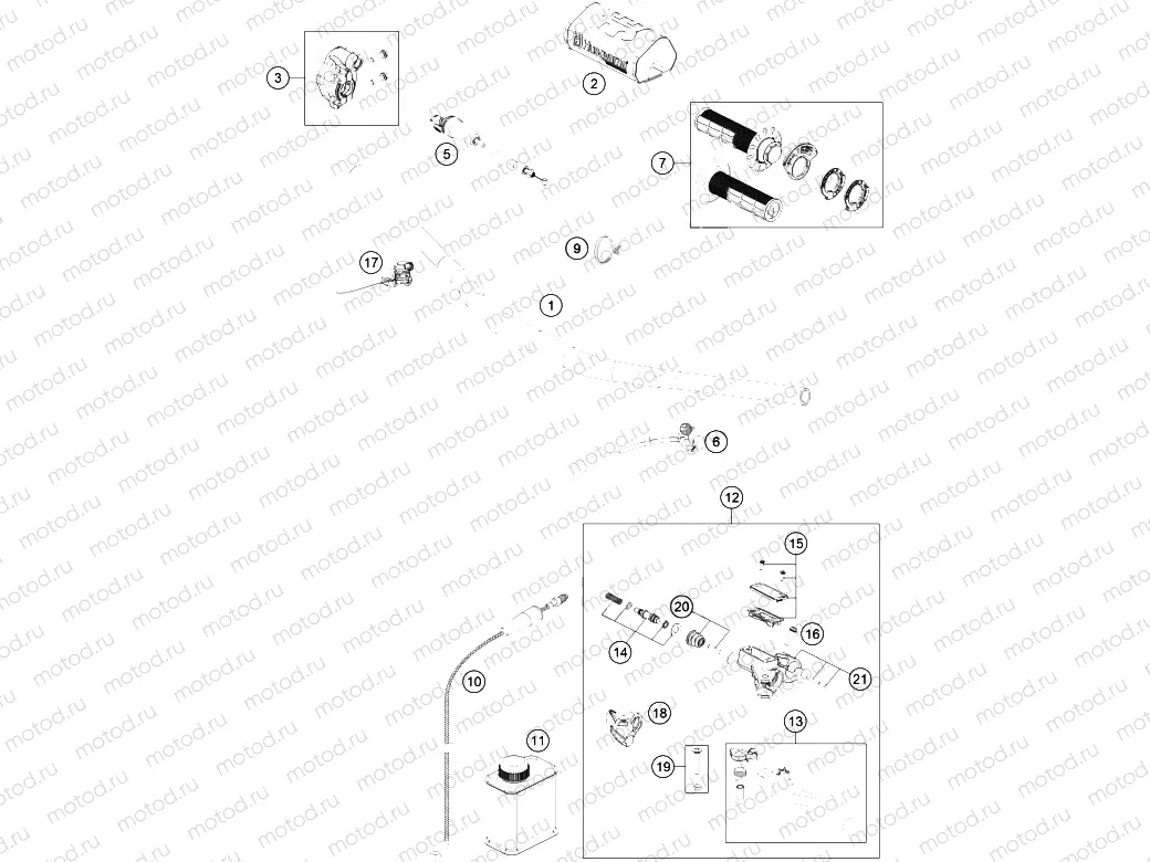 HANDLEBAR, CONTROLS|Frame|02