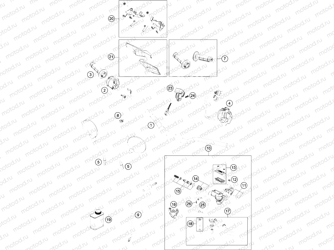 HANDLEBAR, CONTROLS|Frame|02