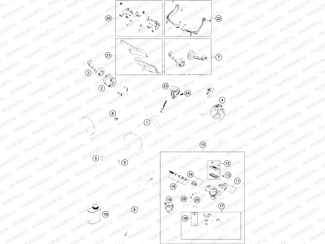 HANDLEBAR, CONTROLS|Frame|02