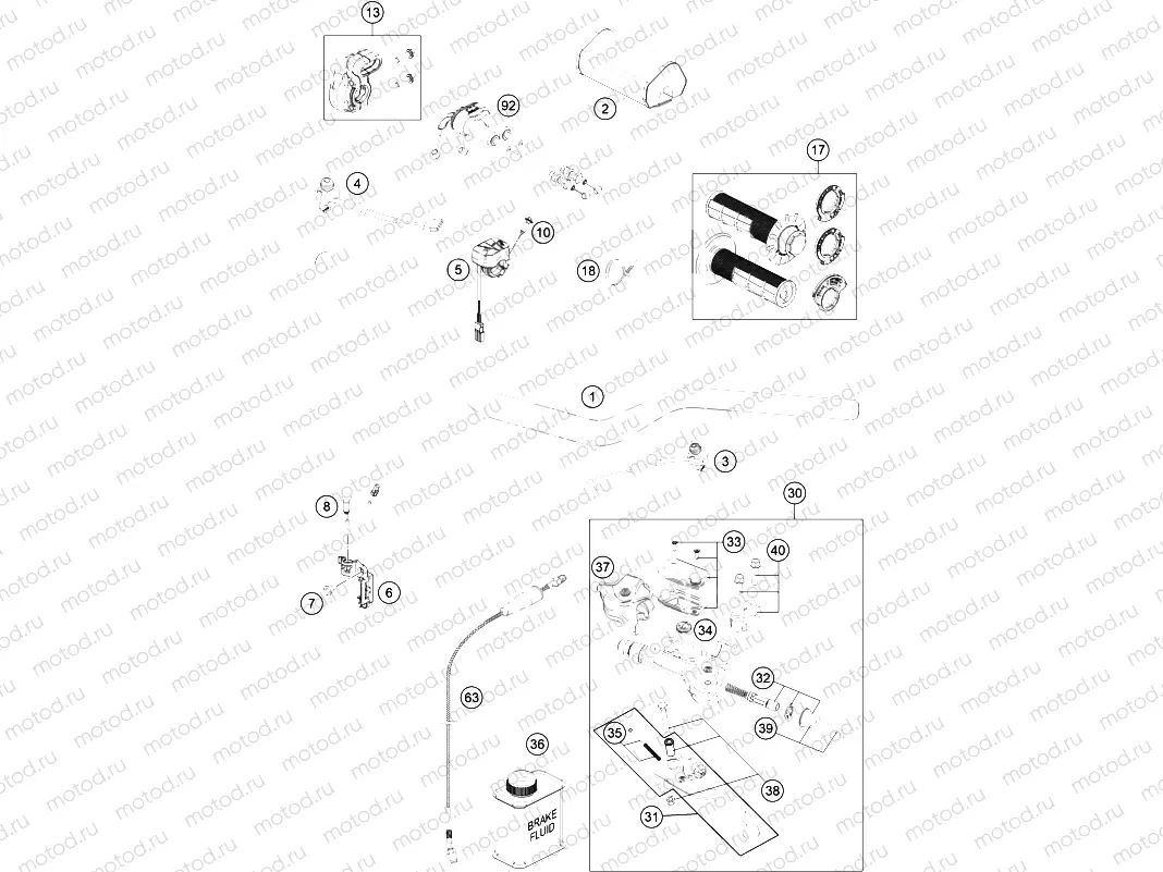 HANDLEBAR, CONTROLS|Frame|02