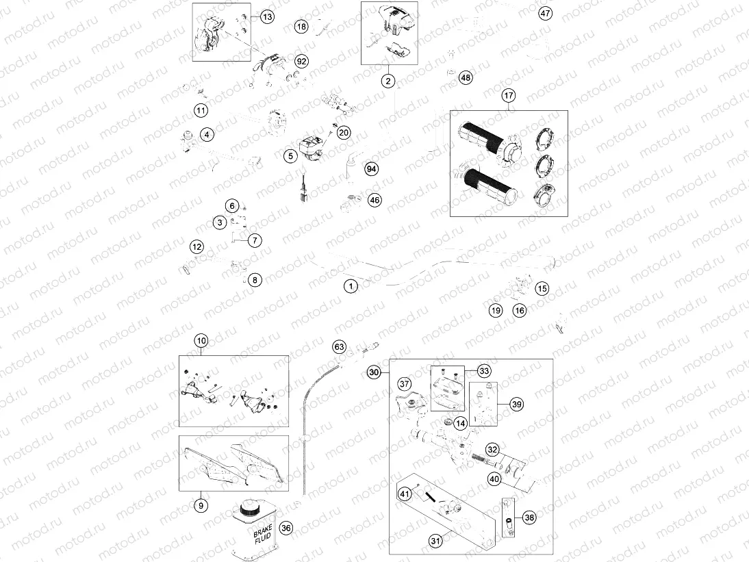 HANDLEBAR, CONTROLS|Frame|02