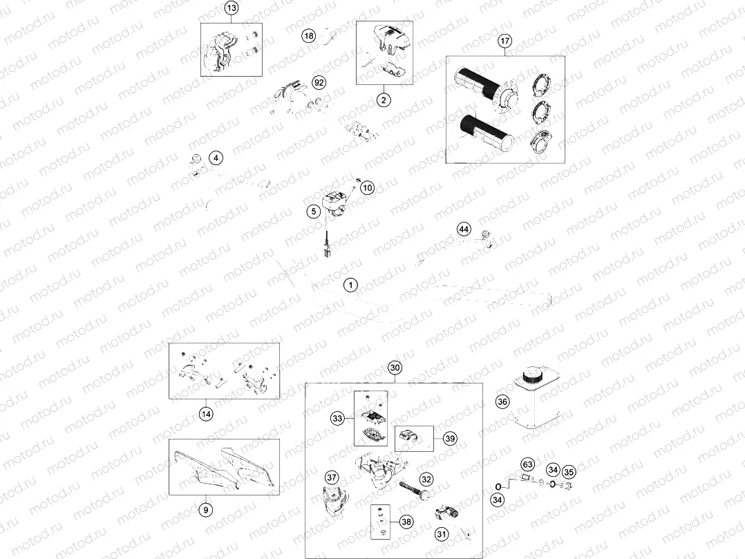 HANDLEBAR, CONTROLS|Frame|02