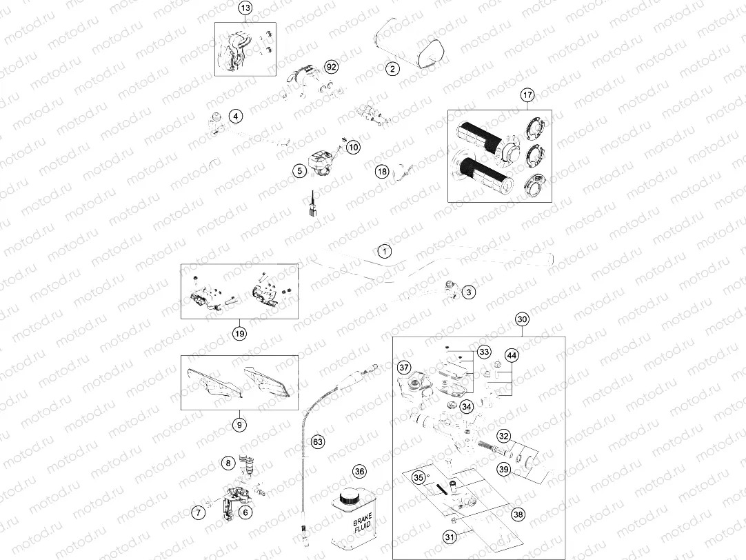 HANDLEBAR, CONTROLS|Frame|02